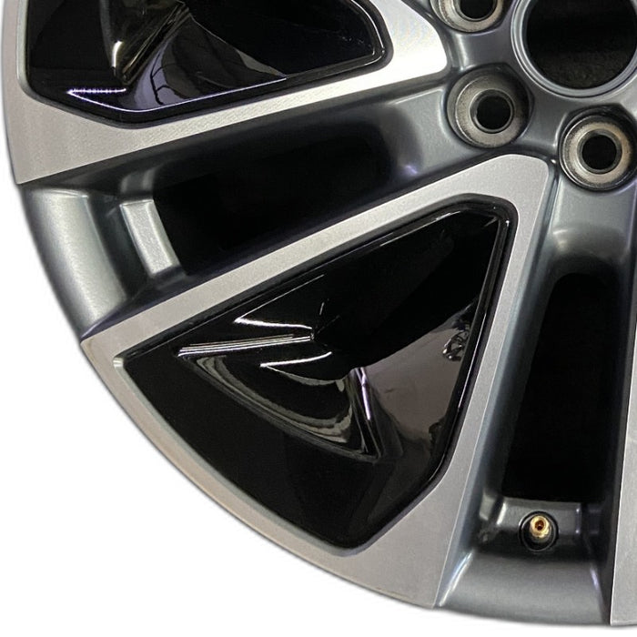 20" OPTIQ 25 20x8.5 machined opt Q7G Original OEM Wheel Rim - Back View