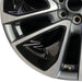 20" OPTIQ 25 20x8.5 machined opt Q7G Original OEM Wheel Rim - Back View
