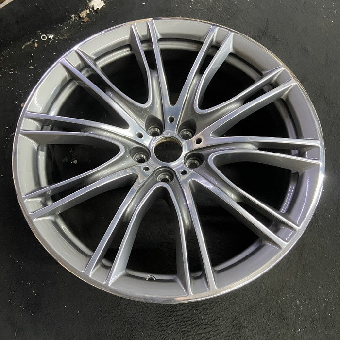 20" 640i GT 18 20x8.5, 5 spoke, V spoke Original OEM Wheel Rim - View 7