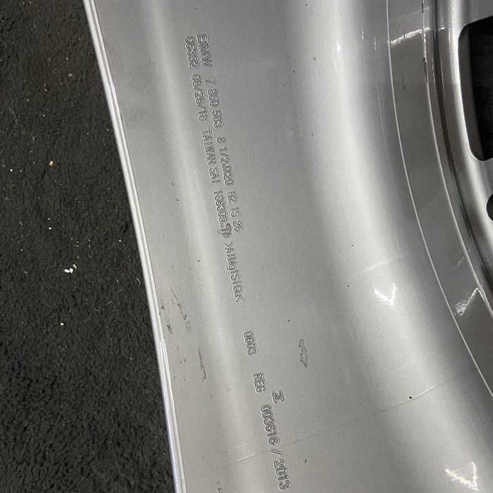 20" 640i GT 18 20x8.5, 5 spoke, V spoke Original OEM Wheel Rim - View 9