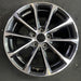 18" XT4 24-25 18x8, , V spoke Original OEM Wheel Rim - Angle View