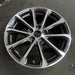 18" XT4 24-25 18x8, , V spoke Original OEM Wheel Rim - Side Profile