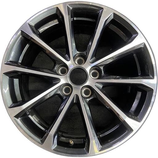 18" XT4 24-25 18x8, , V spoke Original OEM Wheel Rim - Front View
