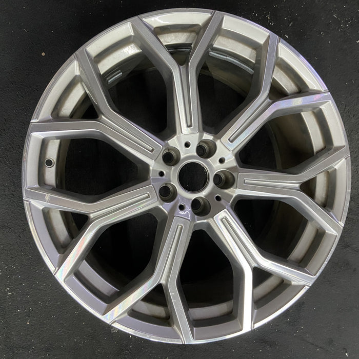 21" X7 19-25 21x9.5, 7 spoke Original OEM Wheel Rim - Angle View