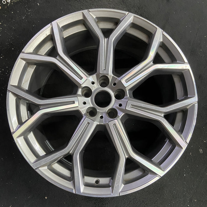 21" X7 19-25 21x9.5, 7 spoke Original OEM Wheel Rim - Angle View
