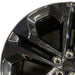 21" F-PACE 23 21x8.5 5 split spoke black Original OEM Wheel Rim - Angle View