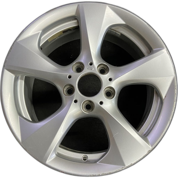 17" BMW 128i 08-13 17x7.5 , 5 spoke, solid spoke, directional spoke, R. - Front View