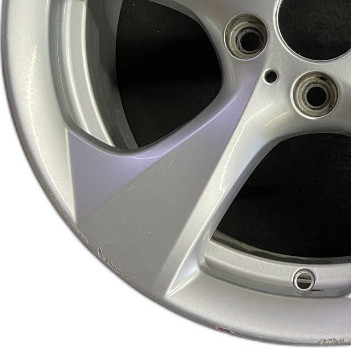 17" BMW 128i 08-13 17x7.5 , 5 spoke, solid spoke, directional spoke, R. - Back View