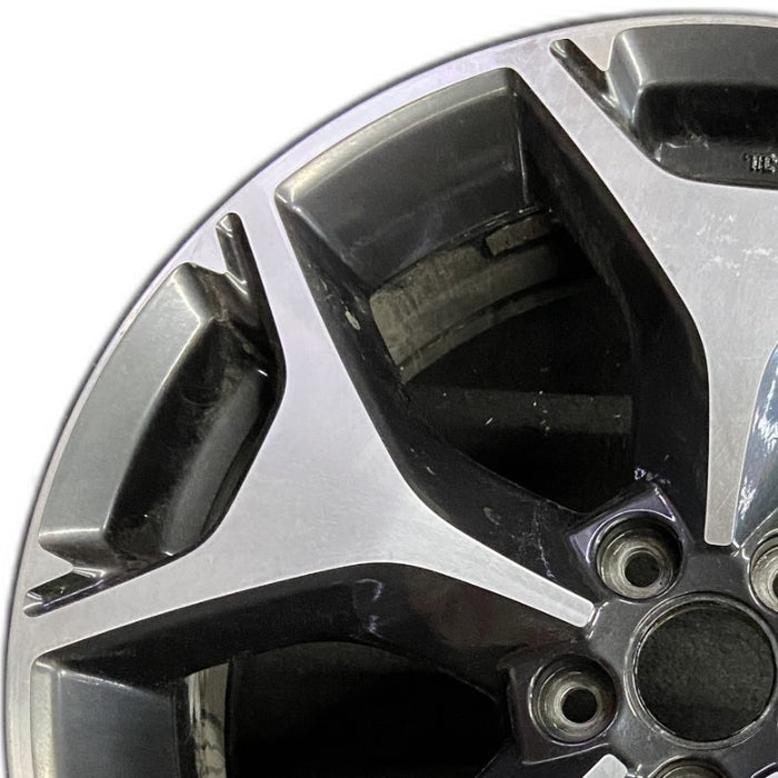18" FORESTER 14 18x7 alloy 5 Y spoke Original OEM Wheel Rim - Angle View