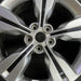 18" VELOSTER 12-15 18x7.5 w/body color accents Original OEM Wheel Rim - Angle View