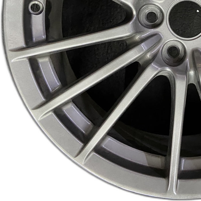 17" IMPREZA 10-11 17x8 alloy 15 spoke Original OEM Wheel Rim - Back View