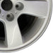 16" TUCSON 05-06 16x6.5 alloy 5 spoke Original OEM Wheel Rim - Close-Up Detail