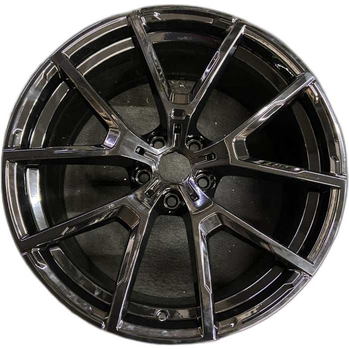 20" BMW 840i 21-22 20x9 5 spoke Y spoke w/o machined face Original OEM Wheel Rim - Front View