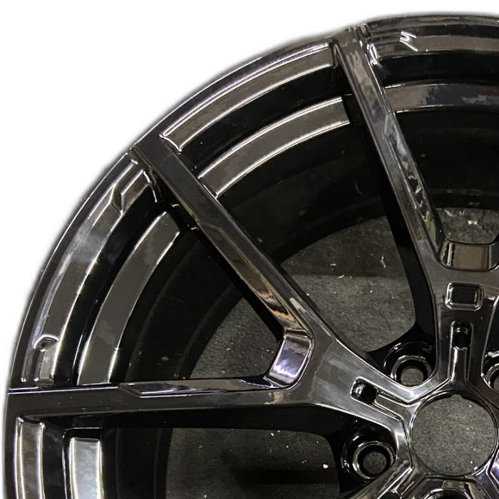 20" BMW 840i 21-22 20x9 5 spoke Y spoke w/o machined face Original OEM Wheel Rim - Angle View