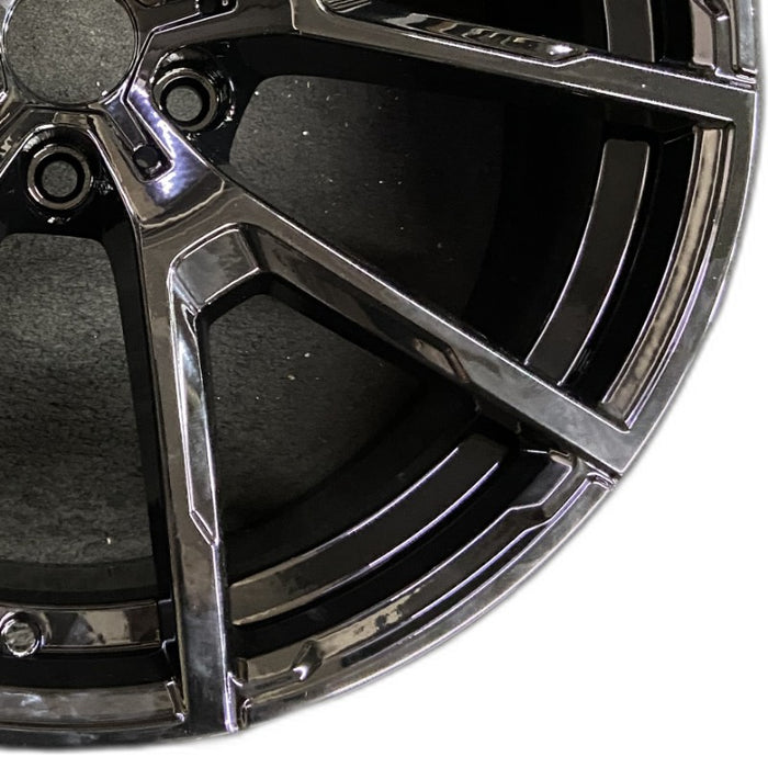 20" BMW 840i 21-22 20x9 5 spoke Y spoke w/o machined face Original OEM Wheel Rim - Close-Up Detail
