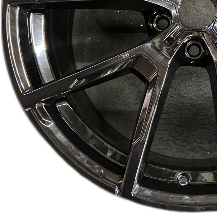 20" BMW 840i 21-22 20x9 5 spoke Y spoke w/o machined face Original OEM Wheel Rim - Back View