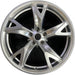 19" 370Z 10 19x10 alloy rear 5 spoke w/40th Anniversary Original OEM Wheel Rim - Front View
