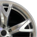 19" 370Z 10 19x10 alloy rear 5 spoke w/40th Anniversary Original OEM Wheel Rim - Side Profile