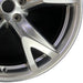 19" 370Z 10 19x10 alloy rear 5 spoke w/40th Anniversary Original OEM Wheel Rim - Close-Up Detail