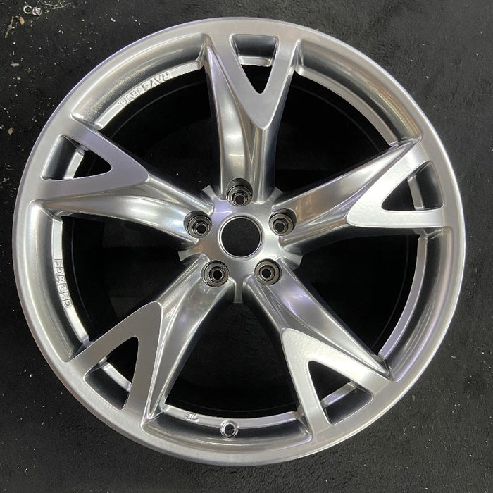 19" 370Z 10 19x10 alloy rear 5 spoke w/40th Anniversary Original OEM Wheel Rim - Additional View
