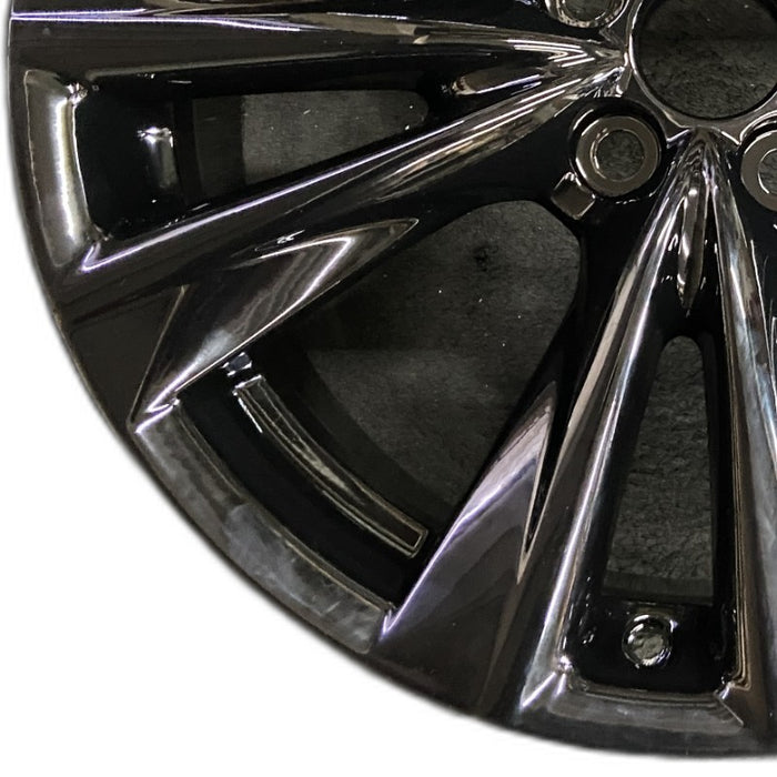 19" LEXUS ES250 21 19x8 alloy 5 split spoke black Original OEM Wheel Rim - Back View