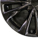 19" LEXUS ES250 21 19x8 alloy 5 split spoke black Original OEM Wheel Rim - Back View