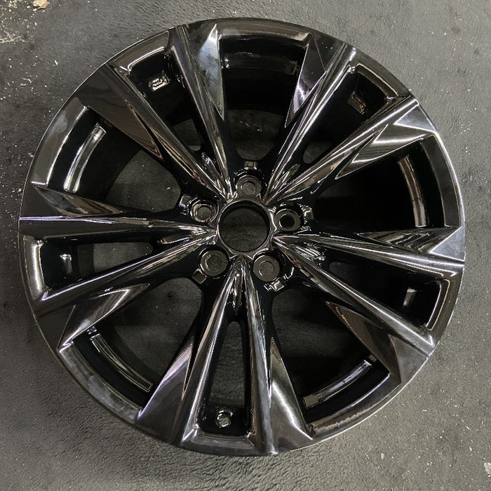 19" LEXUS ES250 21 19x8 alloy 5 split spoke black Original OEM Wheel Rim - Additional View