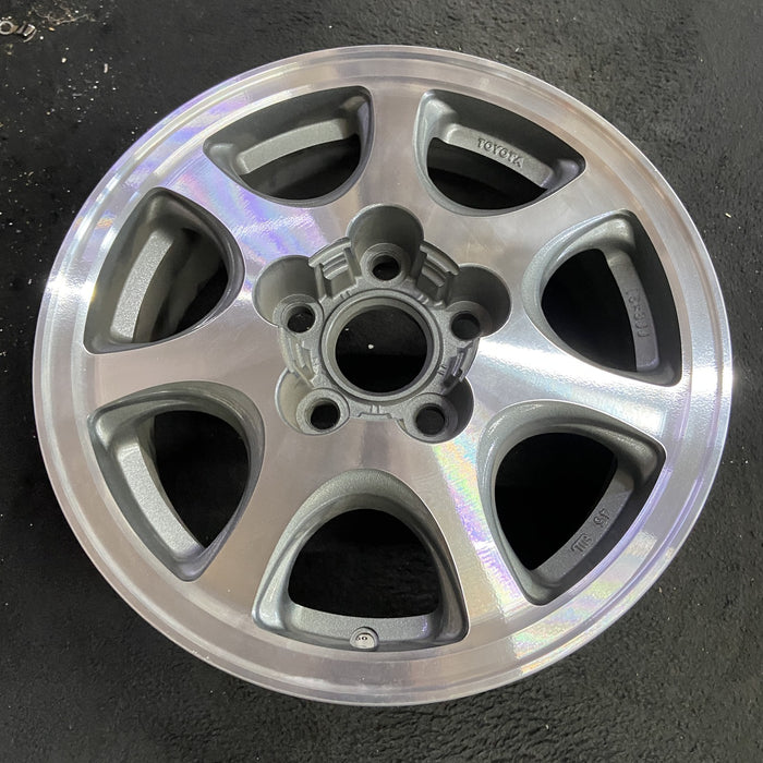 15" CAMRY 94-96 15x6, alloy, Cpe Original OEM Wheel Rim - Side Profile