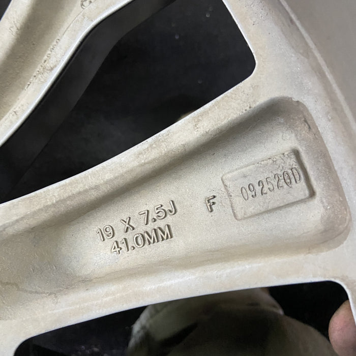 19" CHEROKEE 19 19x7.5, Original OEM Wheel Rim - Back View