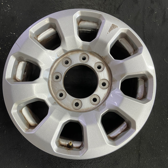 18" FORD F250SD PICKUP 23-24 18x8, aluminum, 8 spoke, flared spoke Original OEM - Angle View