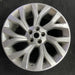21" RANGE ROVER 18 21x9.5 , 7 Y spoke , silver Original OEM Wheel Rim - Angle View