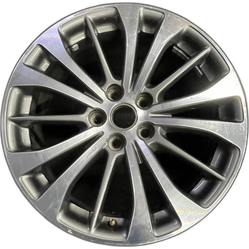 18" LACROSSE 17 18x8 , machined finish Original OEM Wheel Rim - Front View
