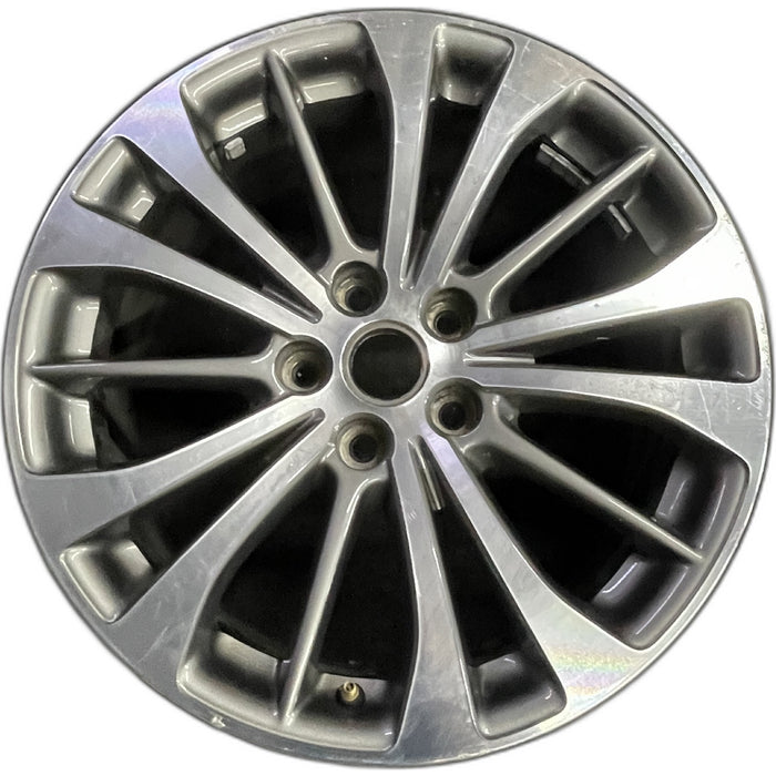 18" LACROSSE 17 18x8 , machined finish Original OEM Wheel Rim - Front View