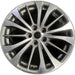 18" LACROSSE 17 18x8 , machined finish Original OEM Wheel Rim - Front View