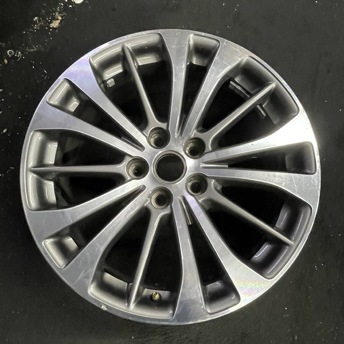 18" LACROSSE 17 18x8 , machined finish Original OEM Wheel Rim - Angle View