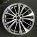 18" LACROSSE 17 18x8 , machined finish Original OEM Wheel Rim - Angle View