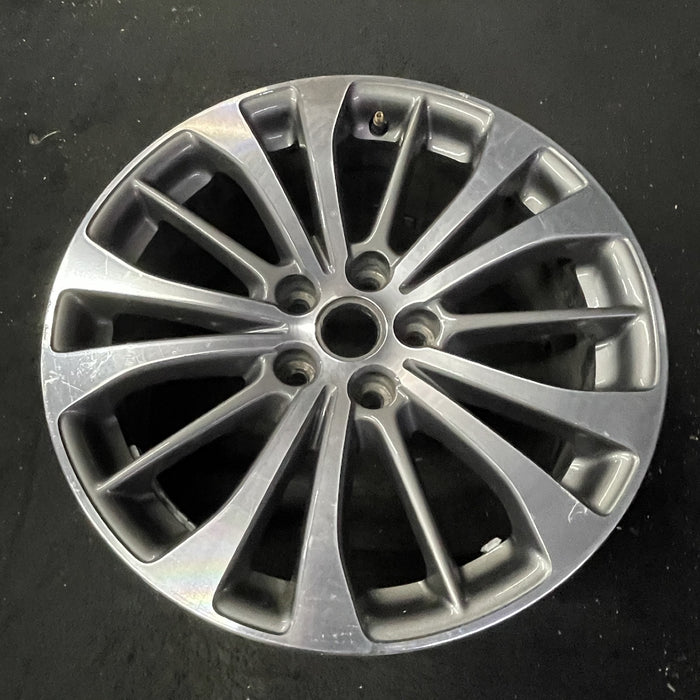 18" LACROSSE 17 18x8 , machined finish Original OEM Wheel Rim - Close-Up Detail
