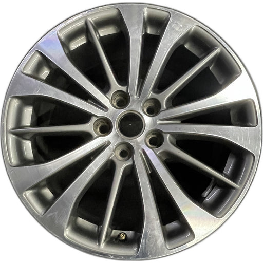 18" LACROSSE 17 18x8 , machined finish Original OEM Wheel Rim - Front View