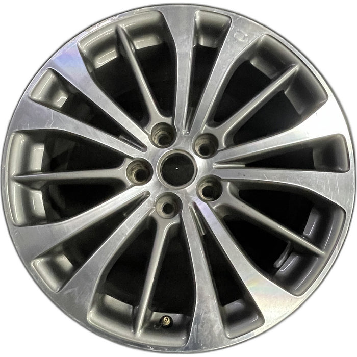 18" LACROSSE 17 18x8 , machined finish Original OEM Wheel Rim - Front View