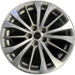 18" LACROSSE 17 18x8 , machined finish Original OEM Wheel Rim - Front View