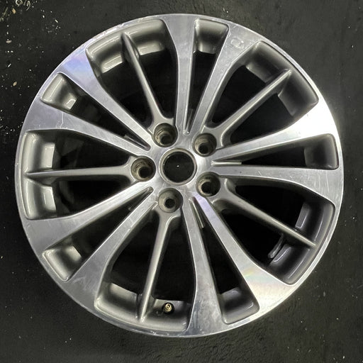18" LACROSSE 17 18x8 , machined finish Original OEM Wheel Rim - Angle View