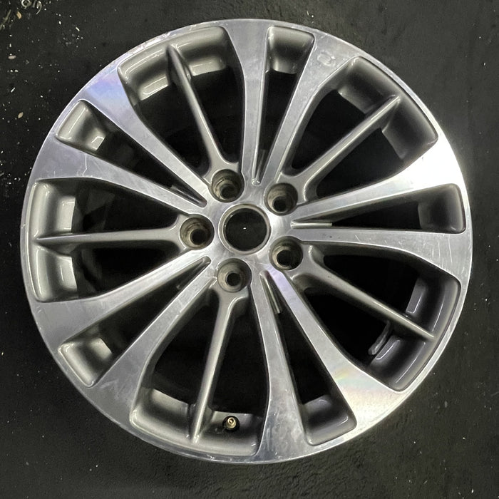 18" LACROSSE 17 18x8 , machined finish Original OEM Wheel Rim - Angle View
