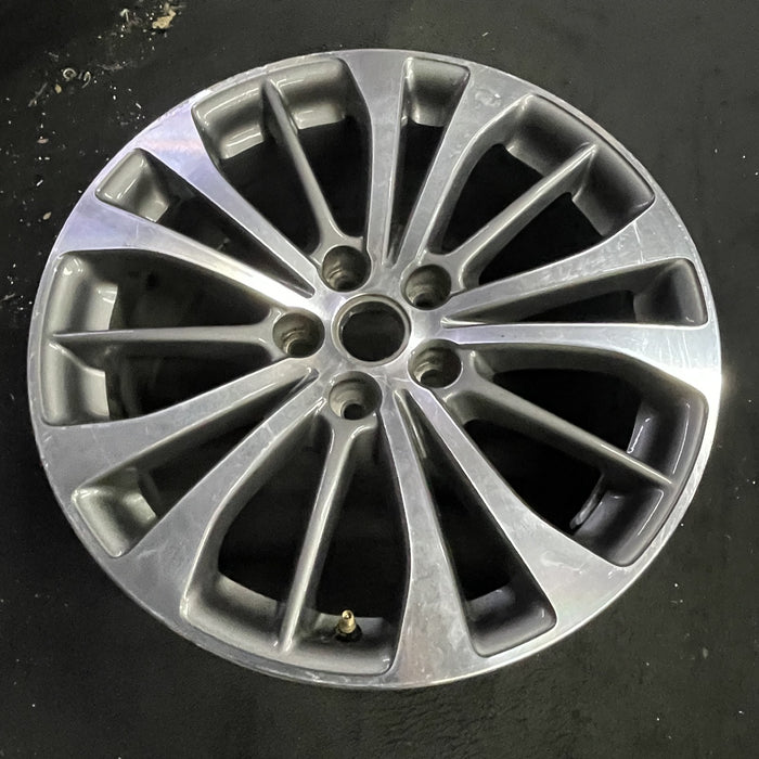 18" LACROSSE 17 18x8 , machined finish Original OEM Wheel Rim - Side Profile