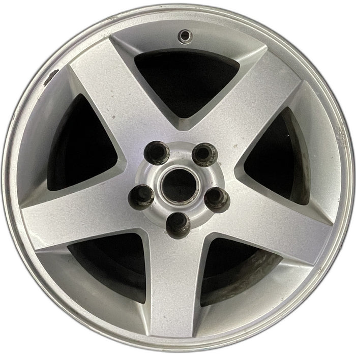 17" CHARGER 08-10 17x7, alloy , w/o indented spokes Original OEM Wheel Rim - Front View