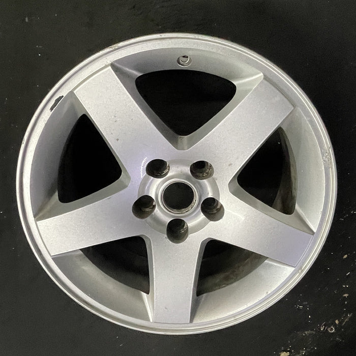 17" CHARGER 08-10 17x7, alloy , w/o indented spokes Original OEM Wheel Rim - Side Profile