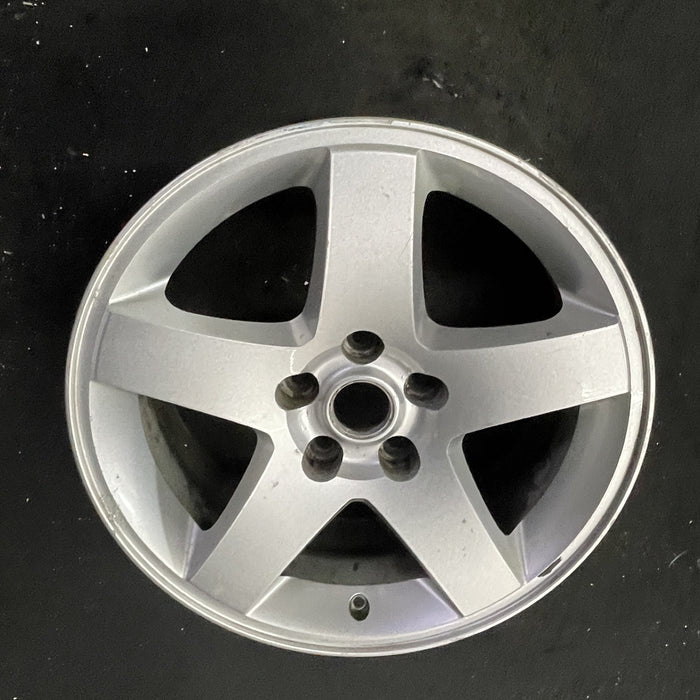 17" CHARGER 08-10 17x7, alloy , w/o indented spokes Original OEM Wheel Rim - Close-Up Detail