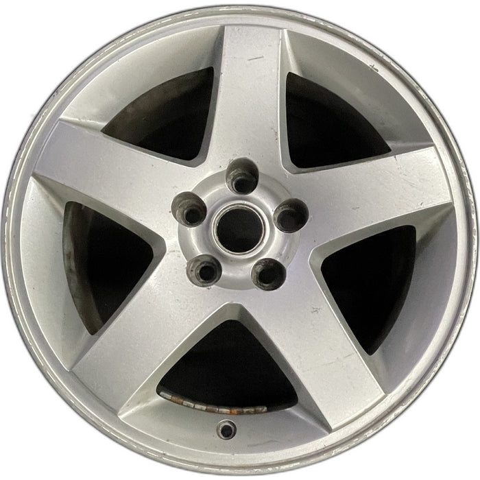 17" CHARGER 08-10 17x7, alloy , w/o indented spokes Original OEM Wheel Rim - Front View