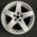 17" CHARGER 08-10 17x7, alloy , w/o indented spokes Original OEM Wheel Rim - Angle View