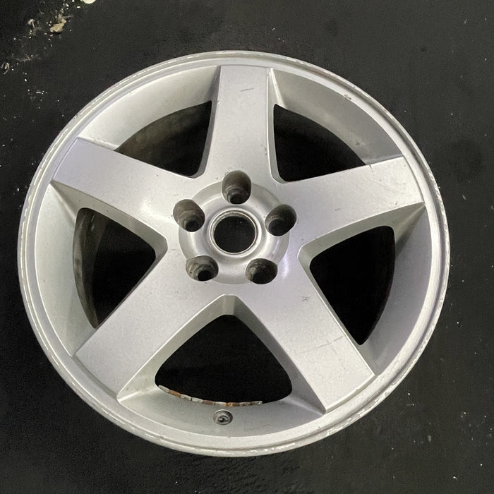 17" CHARGER 08-10 17x7, alloy , w/o indented spokes Original OEM Wheel Rim - Side Profile