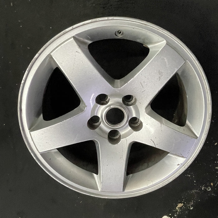 17" CHARGER 08-10 17x7, alloy , w/o indented spokes Original OEM Wheel Rim - Side Profile
